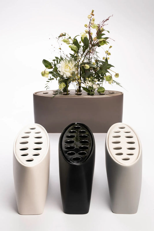 Eia vit vas skandinavisk design | Eia white vase Scandinavian design | Eia weiß Vase skandinavisches Design