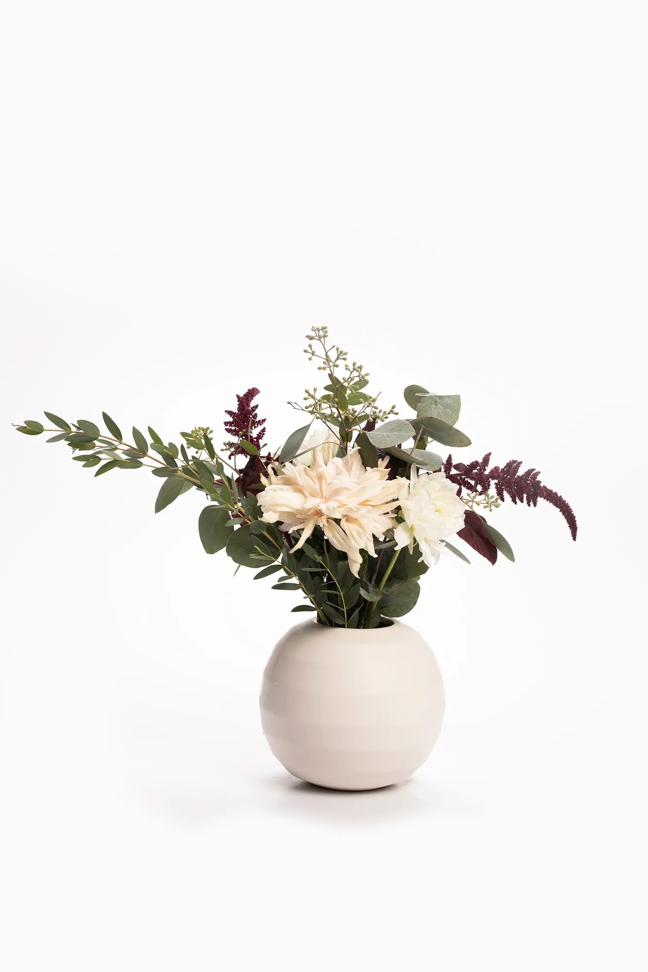 Omfamna vit vas 14 cm | Omfamna white vase | Omfamna weiß Vase