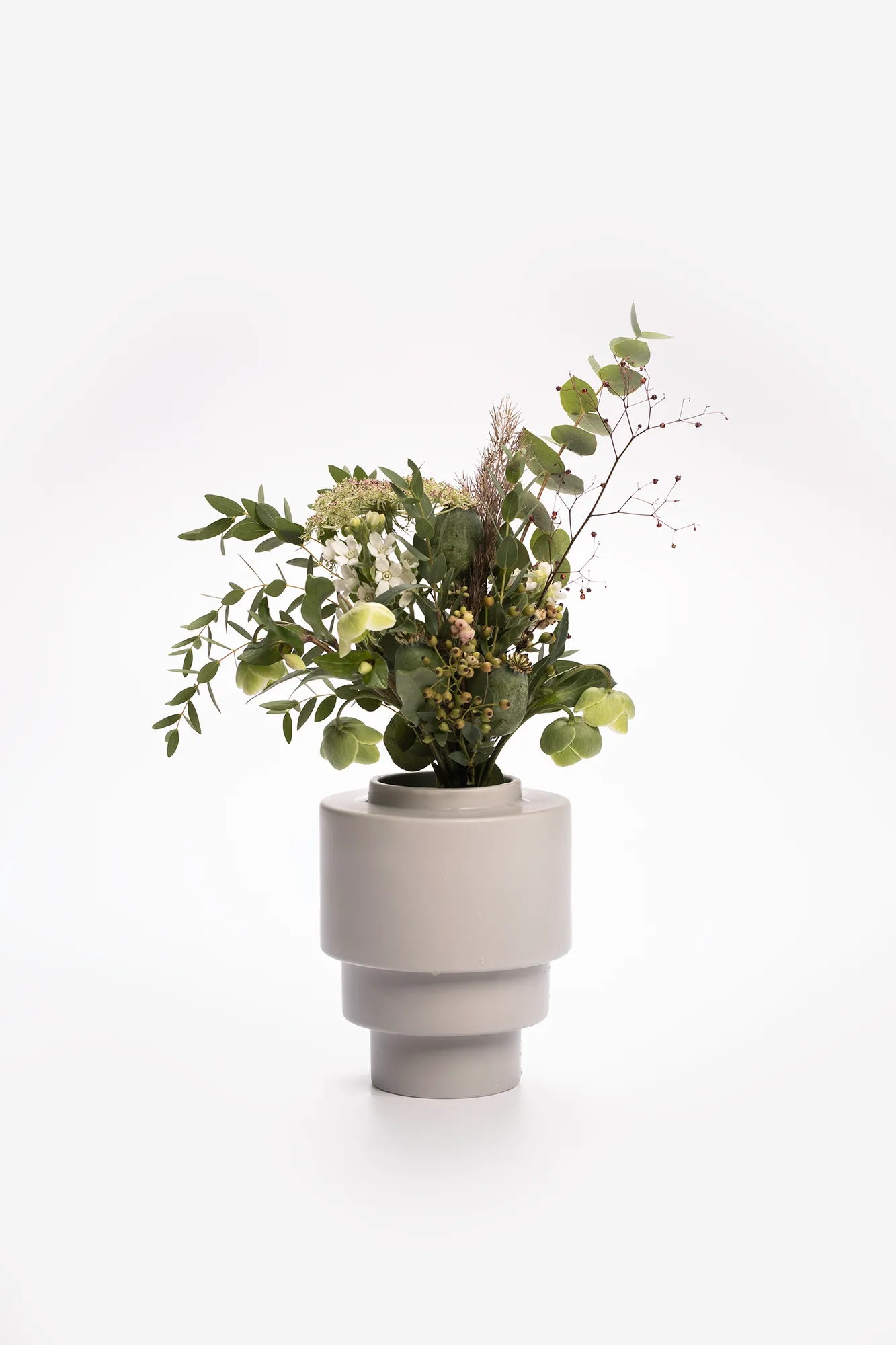 Akka grå vas | Akka grey vase | Akka grau Vase