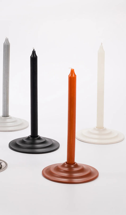 Lava grå ljusstake 15 cm skandinavisk design | Lava grey candle holder | Lava grau Kerzenhalter skandinavisches Design