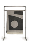 Alma grå pläd 180 cm 400081 | Alma grey throw blanket 400081 | Alma grau Wohndecke 400081