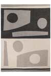 Alma grå pläd 180 cm skandinavisk design | Alma grey throw blanket Scandinavian | Alma grau Wohndecke skandinavisches Design