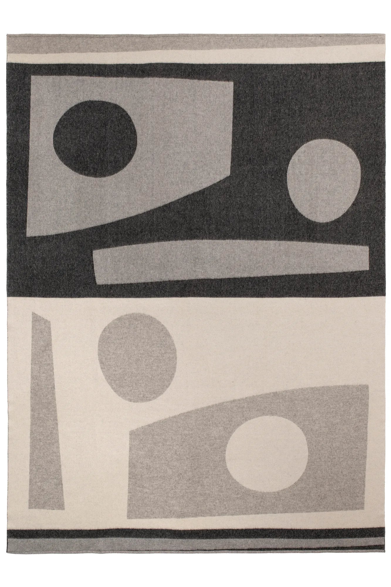 Alma grå pläd 180 cm skandinavisk design | Alma grey throw blanket Scandinavian | Alma grau Wohndecke skandinavisches Design