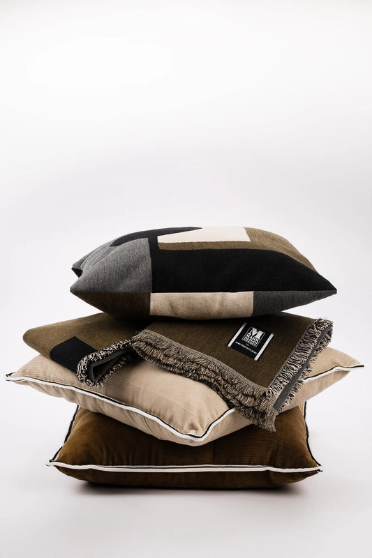 Arna beige kudde 50 cm skandinavisk design | Arna beige cushion Scandinavian | Arna beige Kissen skandinavisches Design