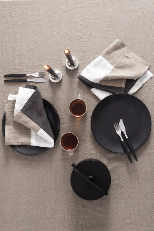 Ragna beige servett svensk design | Ragna beige napkin Swedish design | Ragna beige Serviette schwedisches Design