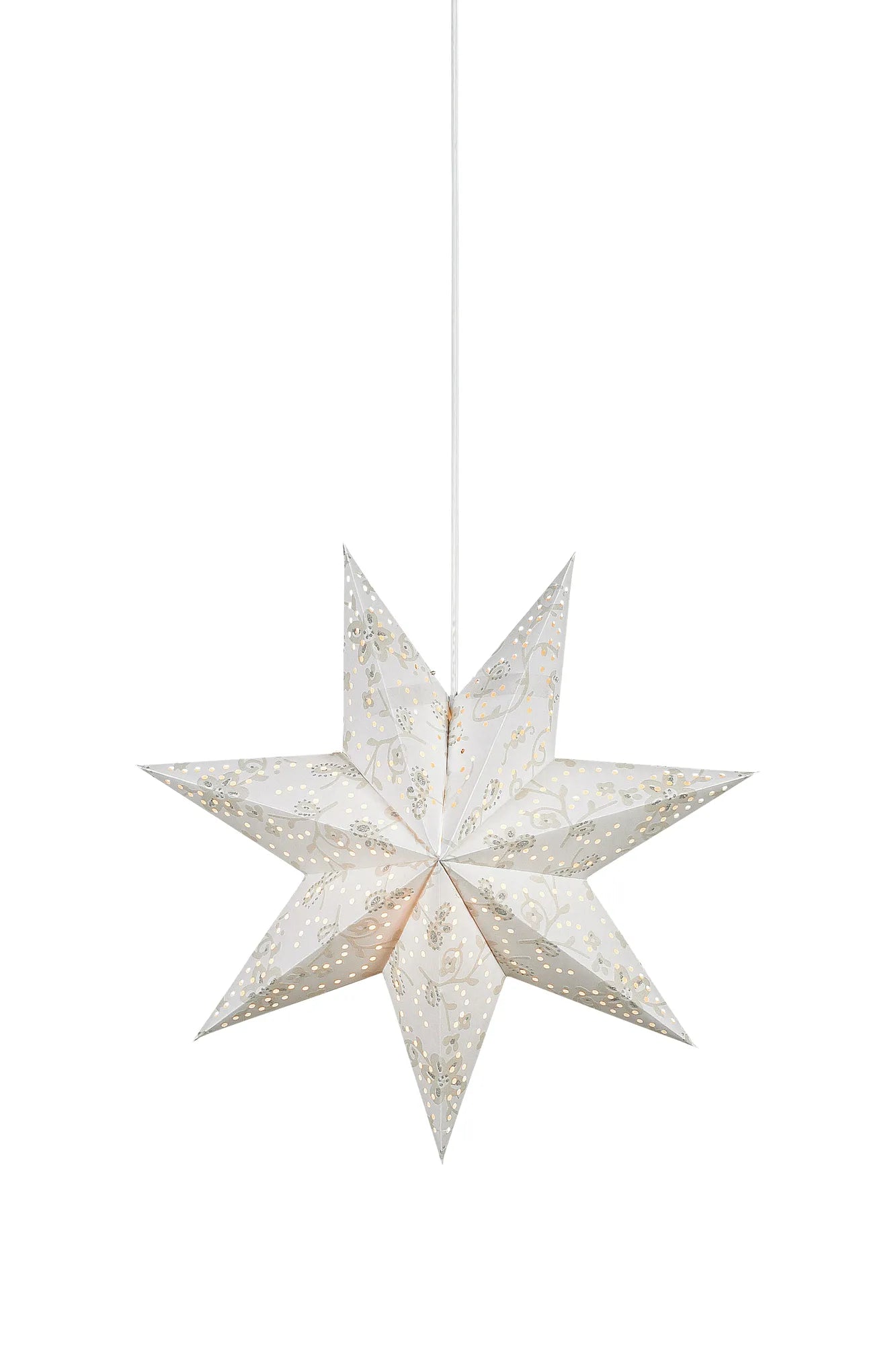 Aratorp vit julstjärna 45 cm 700118 | Aratorp white Christmas star light | Aratorp weiß Weihnachtsstern Beleuchtung 700118