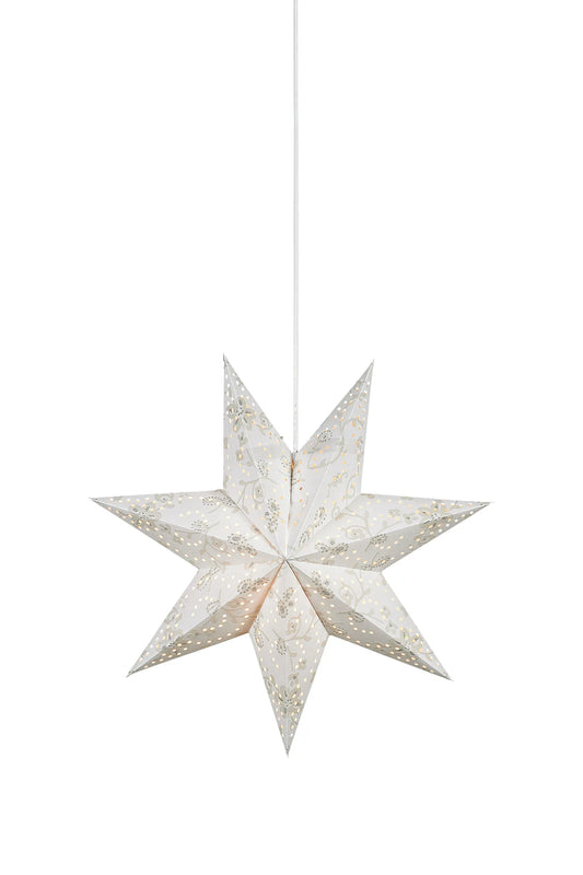Aratorp vit julstjärna 45 cm 700118 | Aratorp white Christmas star light | Aratorp weiß Weihnachtsstern Beleuchtung 700118