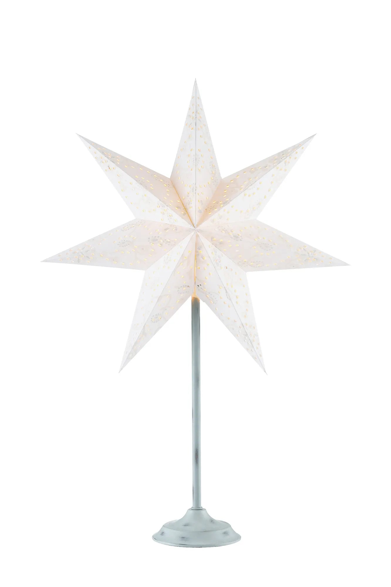 Aratorp vit julstjärna 700119 | Aratorp white Christmas star light 700119 | Aratorp weiß Weihnachtsstern Beleuchtung 700119