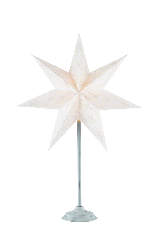 Aratorp vit julstjärna 700119 | Aratorp white Christmas star light 700119 | Aratorp weiß Weihnachtsstern Beleuchtung 700119
