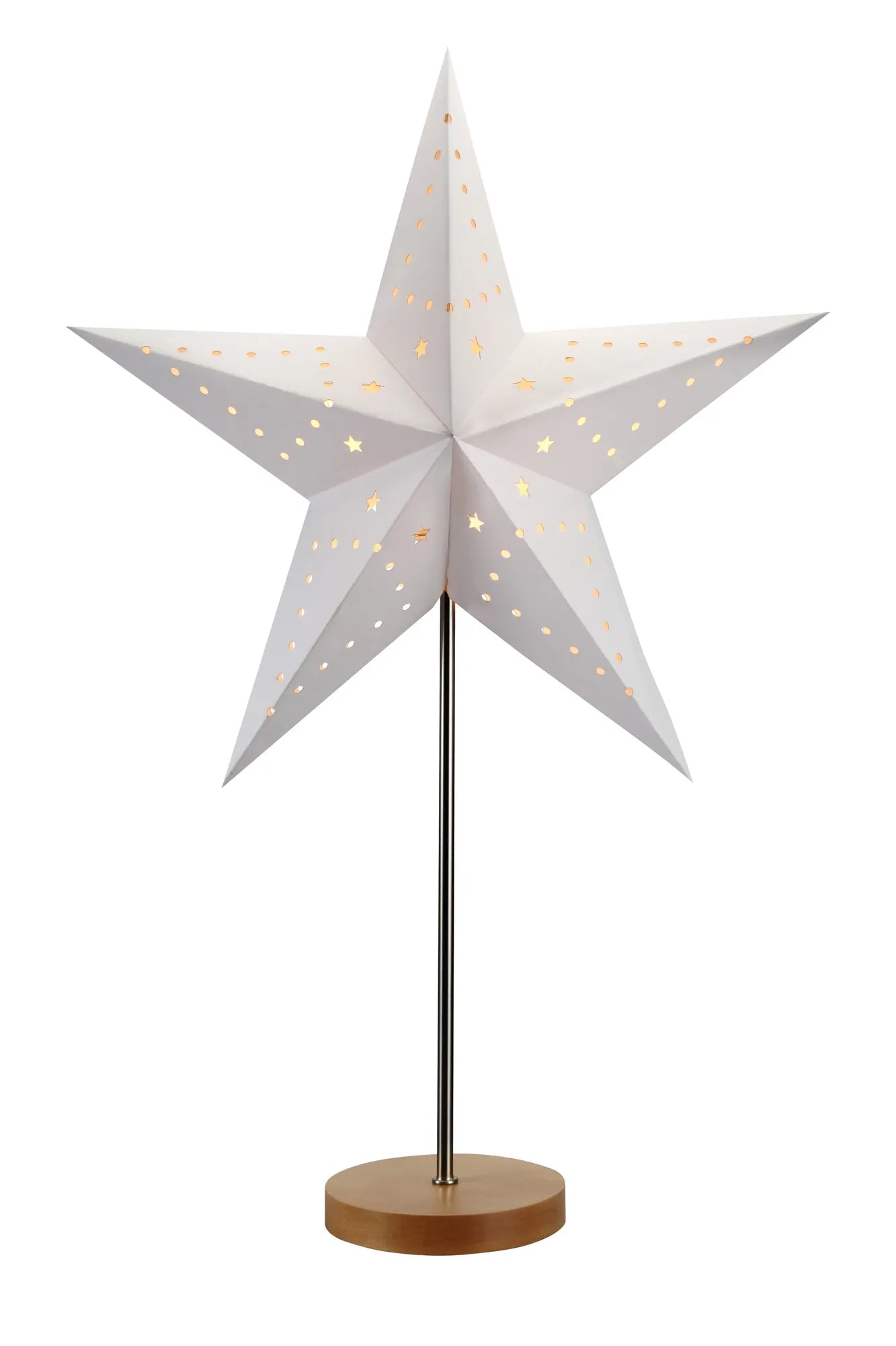 Mikke vit julstjärna 700688 | Mikke white Christmas star light 700688 | Mikke weiß Weihnachtsstern Beleuchtung 700688