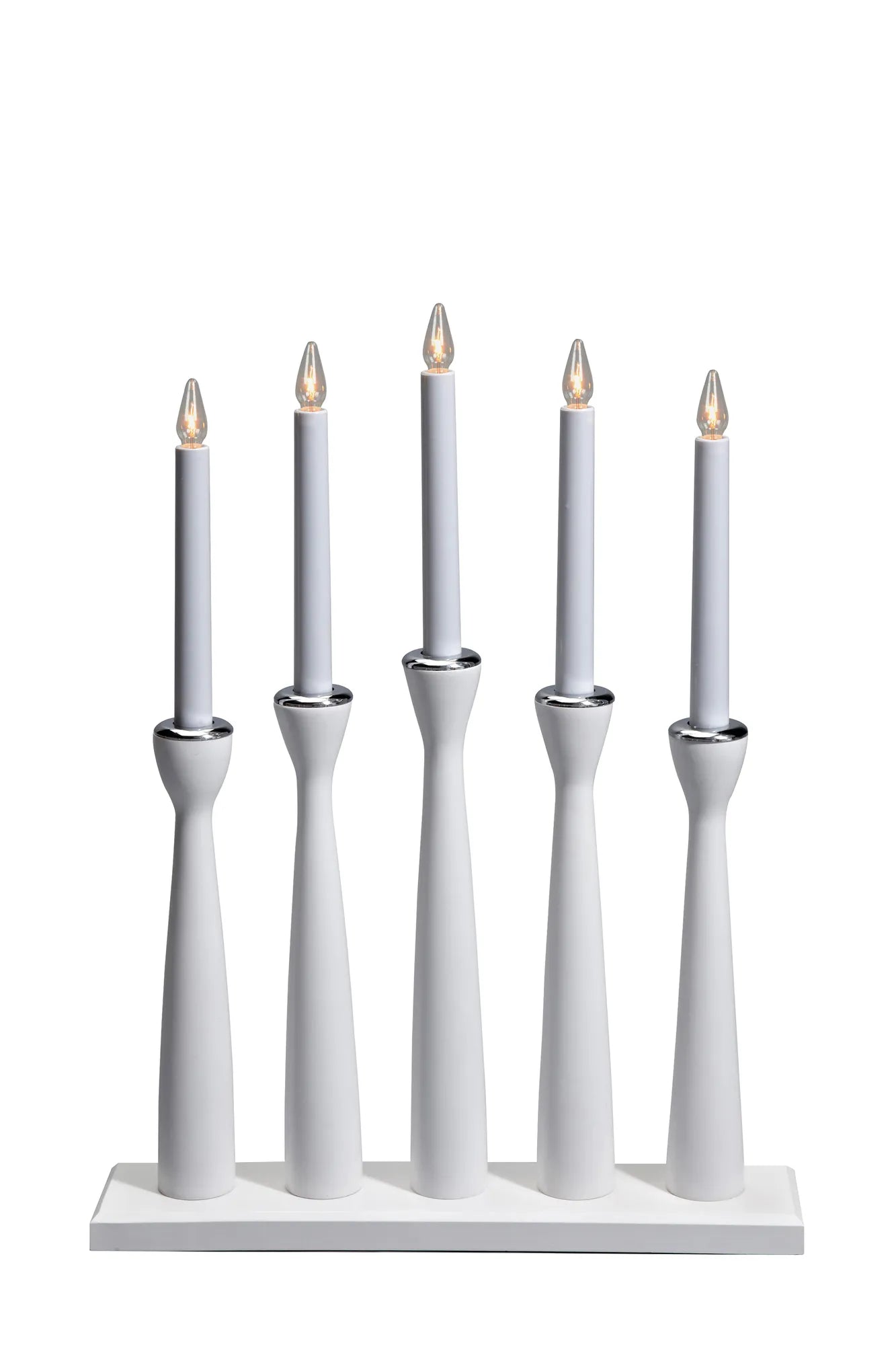 Måseskär vit adventsljusstake 702229 | Måseskär white advent candle holder 702229 | Måseskär weiß Adventsleuchter 702229