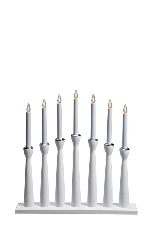 Måseskär vit adventsljusstake 702232 | Måseskär white advent candle holder 702232 | Måseskär weiß Adventsleuchter 702232