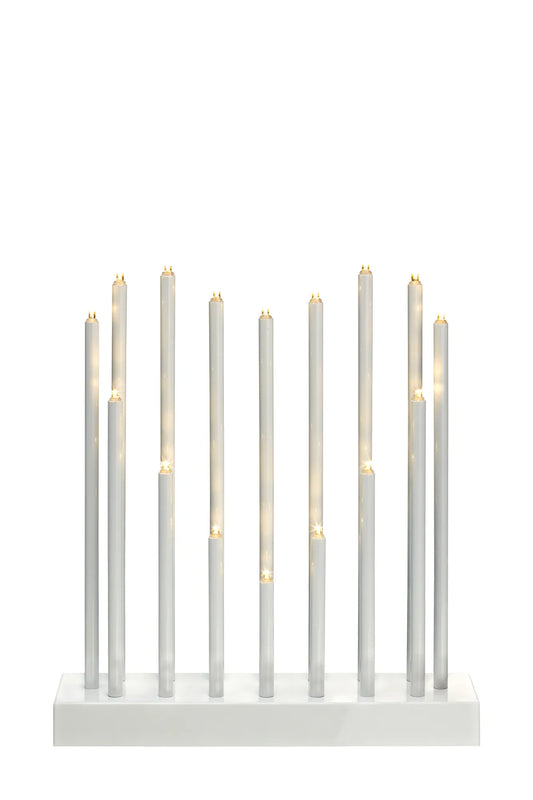 Romans vit adventsljusstake 702639 | Romans white advent candle holder 702639 | Romans weiß Adventsleuchter 702639