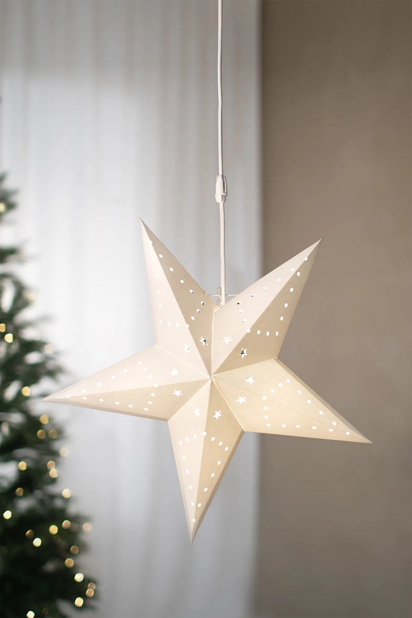 Twister vit lampa belysning | Twister white lamp | Twister weiß Lampe