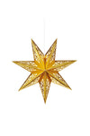Vallby guld julstjärna 45 cm 702830 | Vallby gold Christmas star light | Vallby Gold Weihnachtsstern Beleuchtung 702830