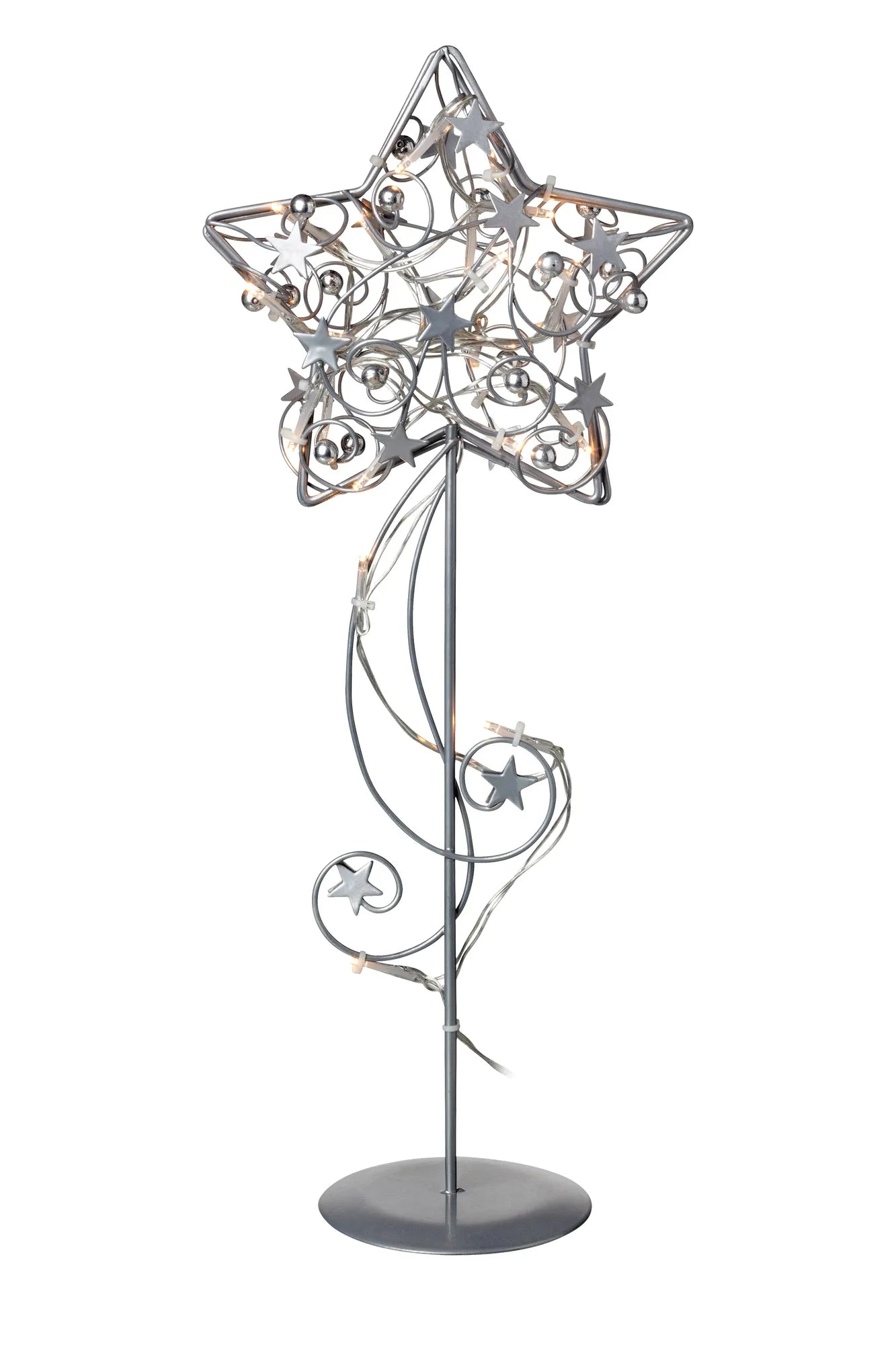 Hagaberg silver bordslampa 703323 | Hagaberg silver table lamp 703323 | Hagaberg Silber Tischlampe 703323