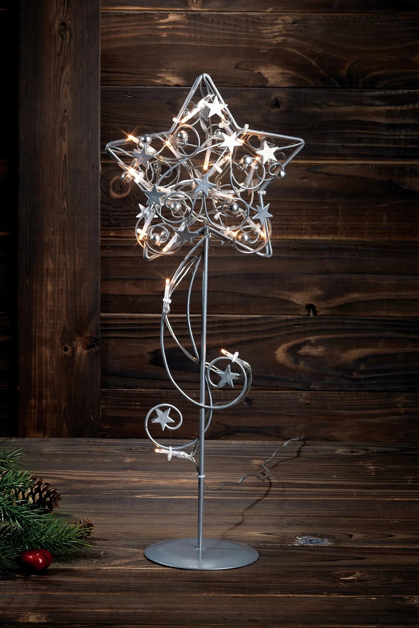 Hagaberg silver bordslampa stilren belysning | Hagaberg silver table | Hagaberg Silber Tischlampe minimalistische Beleuchtung