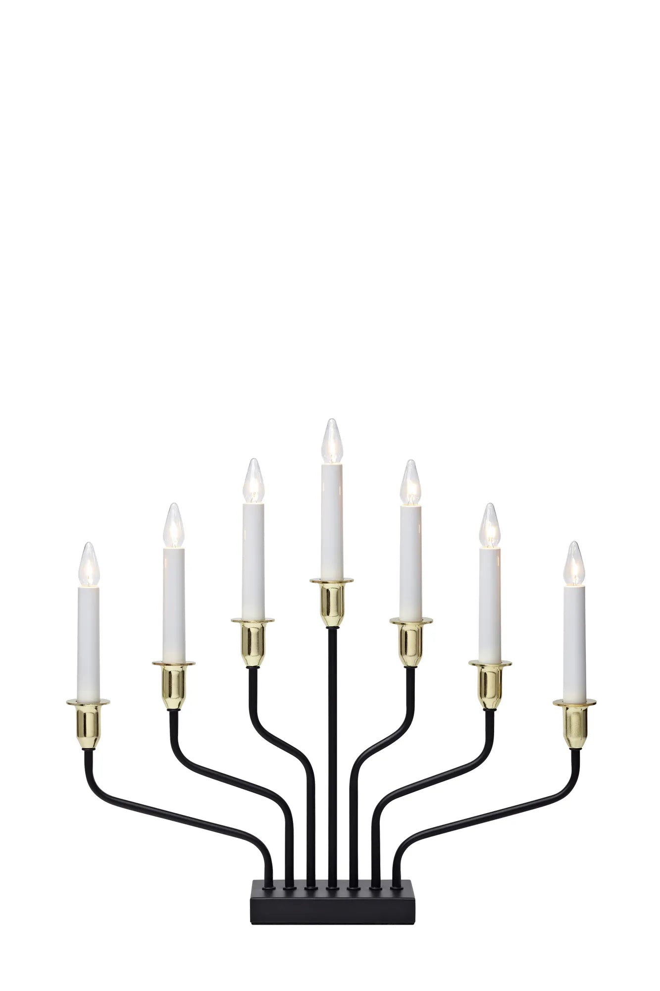 Brosa svart adventsljusstake 703578 | Brosa black advent candle holder 703578 | Brosa schwarz Adventsleuchter 703578
