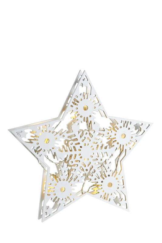 Prince vit julstjärna 703752 | Prince white Christmas star light 703752 | Prince weiß Weihnachtsstern Beleuchtung 703752