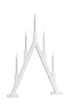 Bjurfors vit adventsljusstake 77 cm 703835 | Bjurfors white advent candle holder | Bjurfors weiß Adventsleuchter 703835