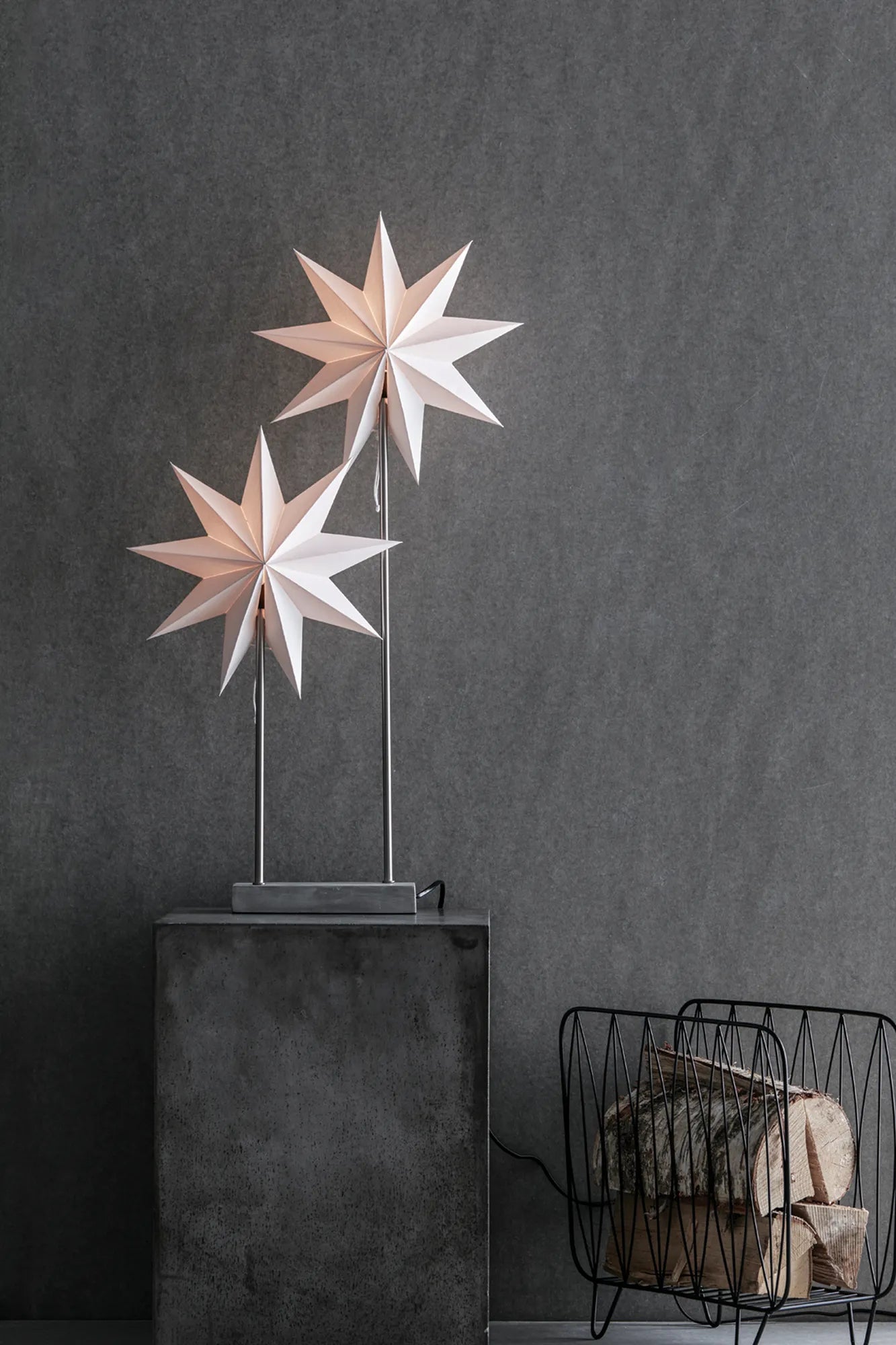 Duva vit julstjärna julbelysning | Duva white Christmas star light | Duva weiß Weihnachtsstern Beleuchtung