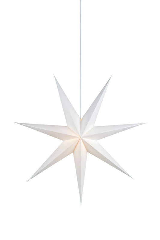Duva vit julstjärna 75 cm 703875 | Duva white Christmas star light 703875 | Duva weiß Weihnachtsstern Beleuchtung 703875