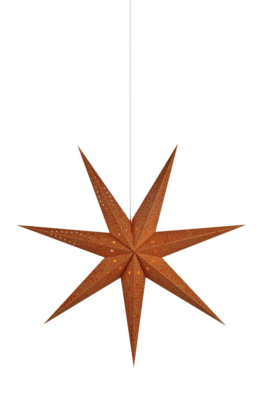 Matrix brons julstjärna 75 cm 703877 | Matrix bronze Christmas star light | Matrix Bronze Weihnachtsstern Beleuchtung 703877