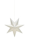 Solvalla silver julstjärna 45 cm 704416 | Solvalla silver Christmas star | Solvalla Silber Weihnachtsstern Beleuchtung 704416