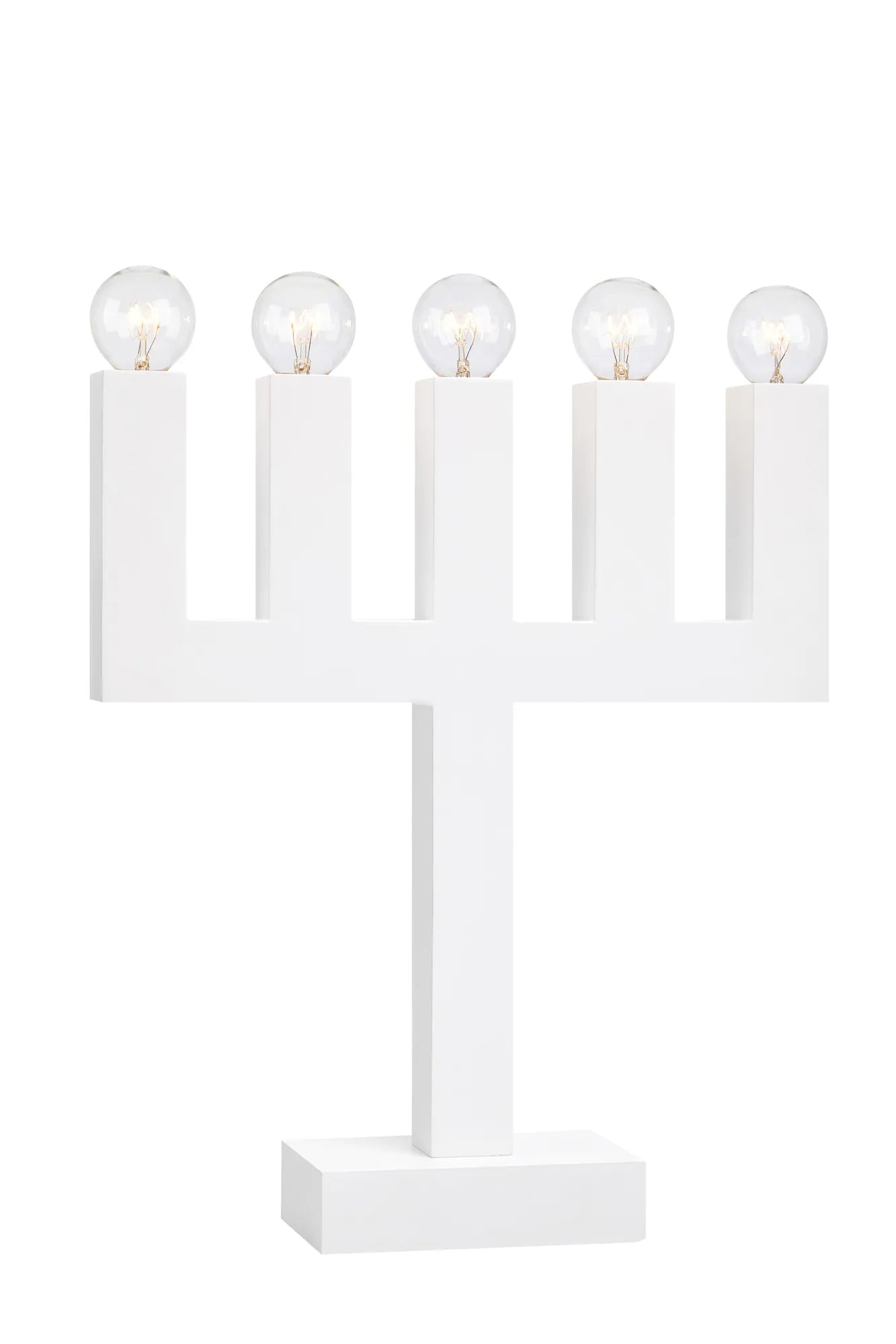 Agne vit adventsljusstake 704450 | Agne white advent candle holder 704450 | Agne weiß Adventsleuchter 704450