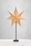 Solvalla guld julstjärna julbelysning stilren belysning | Solvalla gold Christmas star light minimalist lighting | Solvalla
