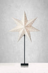 Solvalla silver julstjärna julbelysning stilren belysning | Solvalla silver Christmas star light minimalist | Solvalla Silber