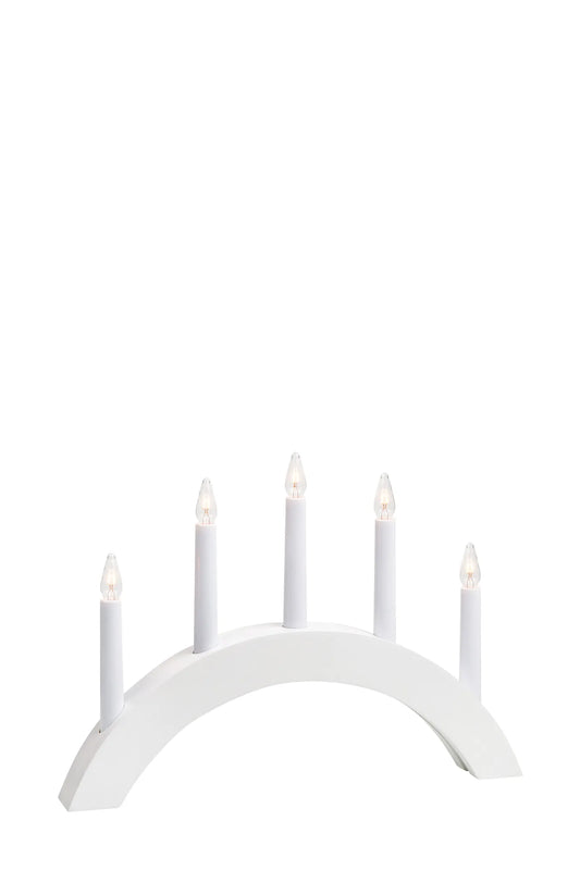 Atle vit adventsljusstake 704469 | Atle white advent candle holder 704469 | Atle weiß Adventsleuchter 704469