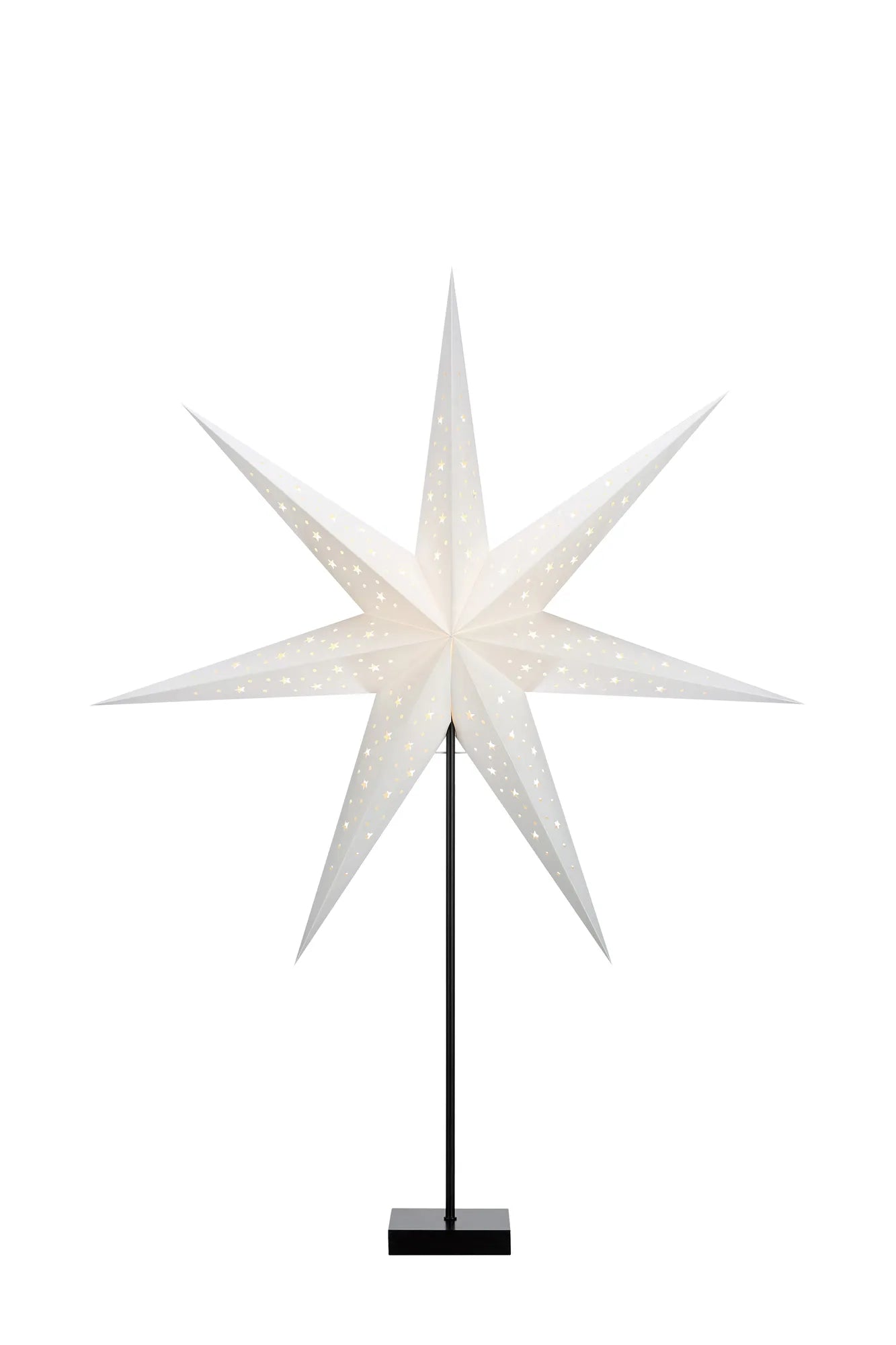 Solvalla vit julstjärna 704511 | Solvalla white Christmas star light | Solvalla weiß Weihnachtsstern Beleuchtung 704511