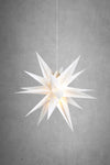 Vectra vit julstjärna 60 cm julbelysning stilren belysning | Vectra white Christmas star light minimalist lighting | Vectra