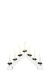 Ola vit adventsljusstake 704641 | Ola white advent candle holder 704641 | Ola weiß Adventsleuchter 704641