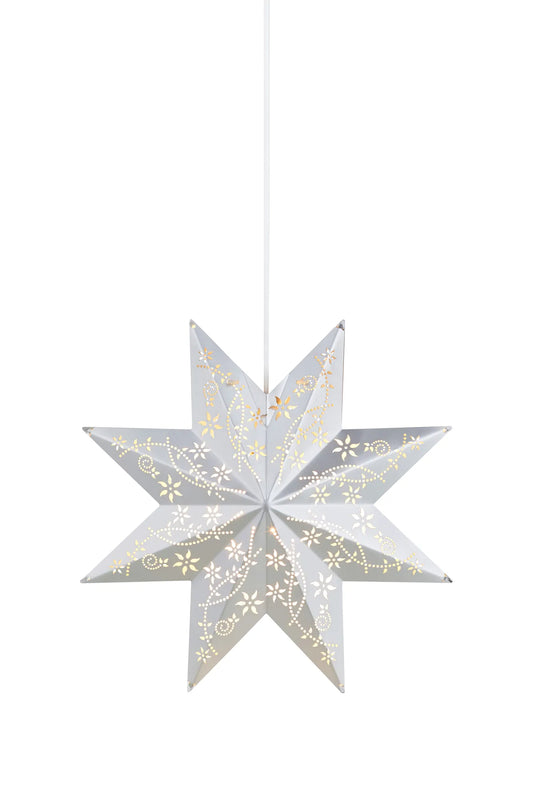 Silva silver julstjärna 30 cm 704694 | Silva silver Christmas star light | Silva Silber Weihnachtsstern Beleuchtung 704694