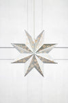 Silva silver julstjärna 30 cm julbelysning stilren belysning | Silva silver Christmas star light minimalist lighting | Silva