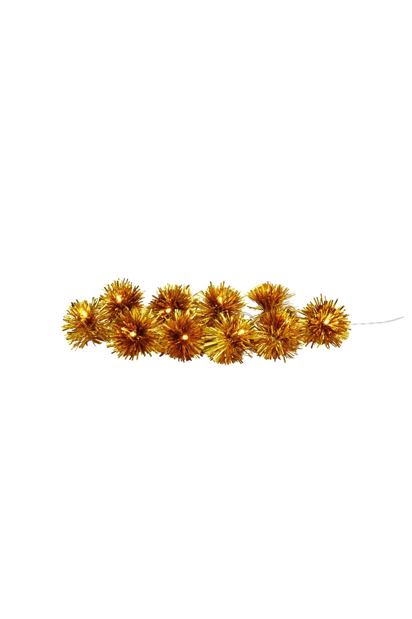 Pompom guld ljusslinga 704775 | Pompom gold indoor string lights 704775 | Pompom Gold Lichterkette 704775