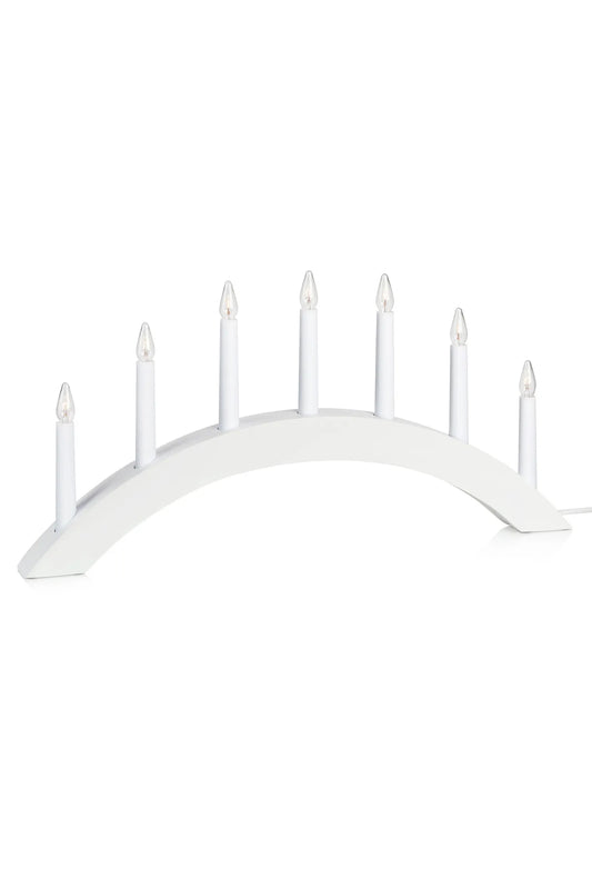 Atle vit adventsljusstake 704830 | Atle white advent candle holder 704830 | Atle weiß Adventsleuchter 704830