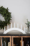 Atle vit adventsljusstake julbelysning skandinavisk design | Atle white | Atle weiß Adventsleuchter skandinavisches Design