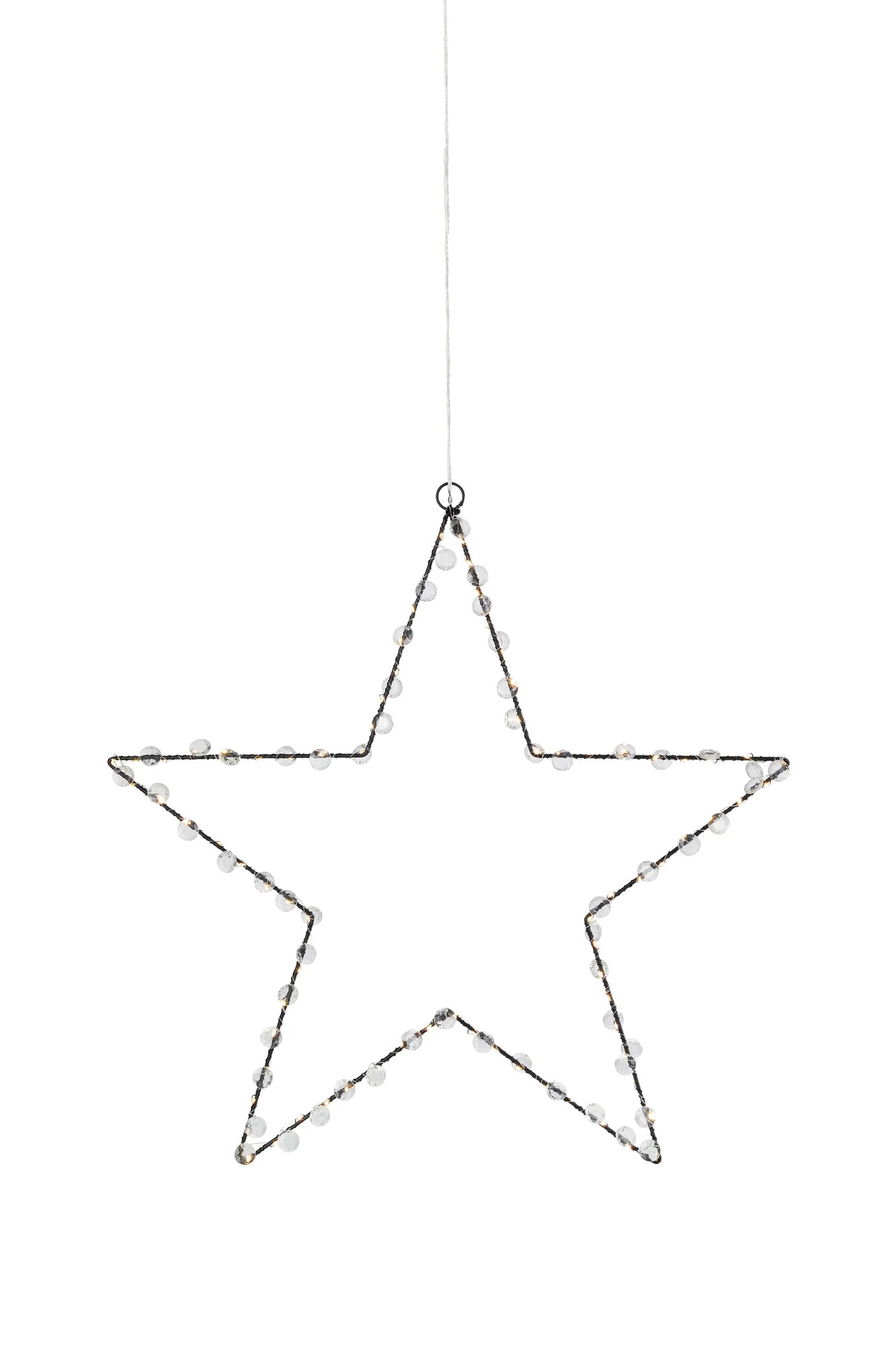 Wivi svart julstjärna 50 cm 704851 | Wivi black Christmas star light 704851 | Wivi schwarz Weihnachtsstern Beleuchtung 704851
