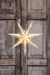 Strauss vit julstjärna 75 cm julbelysning stilren belysning | Strauss white Christmas star light minimalist | Strauss weiß