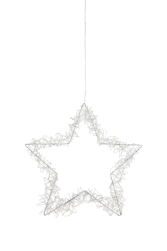 Martin silver julstjärna 705056 | Martin silver Christmas star light | Martin Silber Weihnachtsstern Beleuchtung 705056