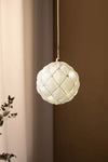 Pearl vit lampa 15 cm belysning | Pearl white lamp | Pearl weiß Lampe