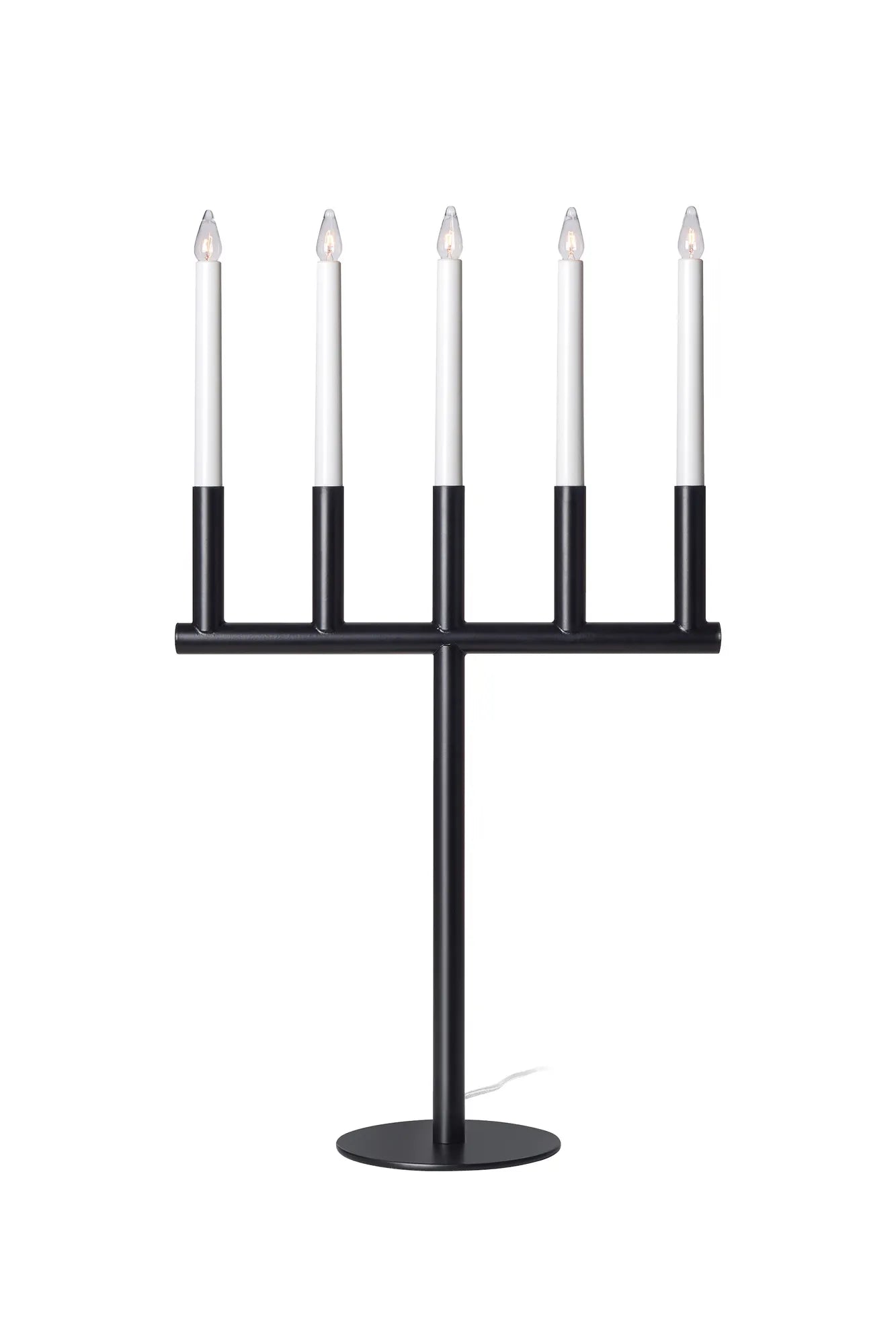 Manhattan Adventsljusstake Svart