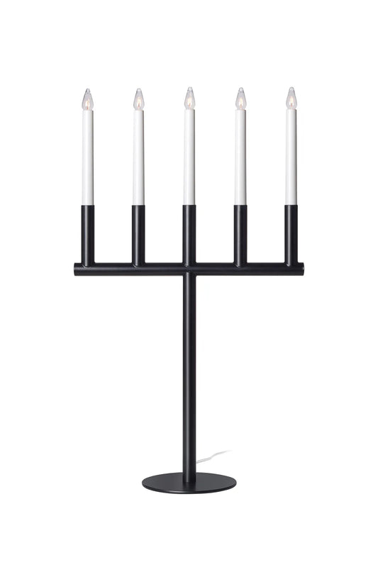 Manhattan Adventsljusstake Svart