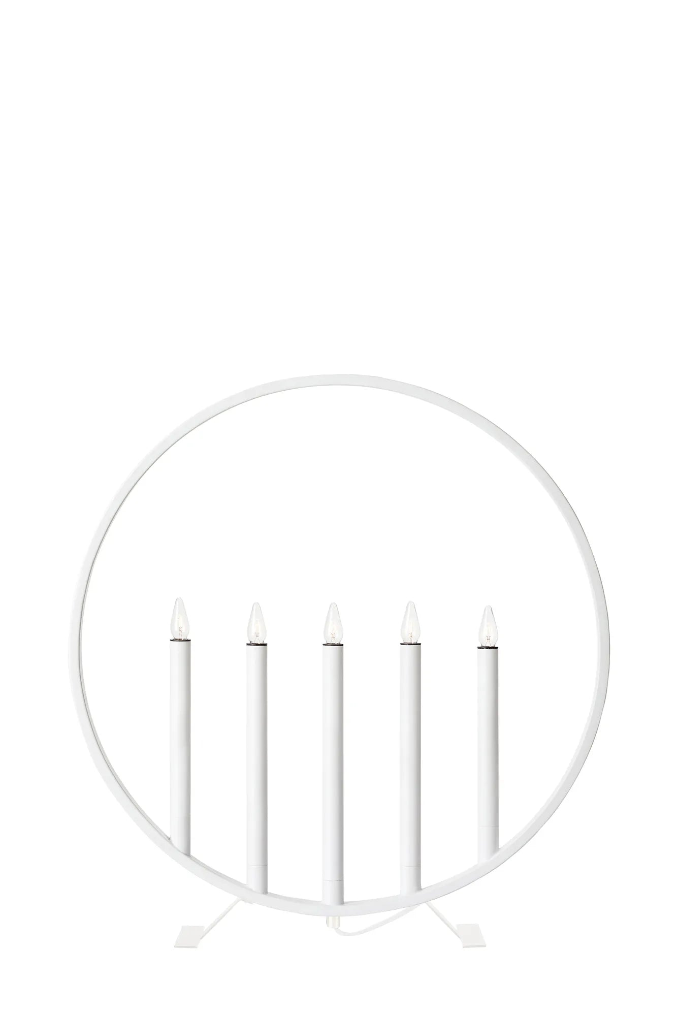 Surround vit adventsljusstake 705261 | Surround white advent candle holder 705261 | Surround weiß Adventsleuchter 705261