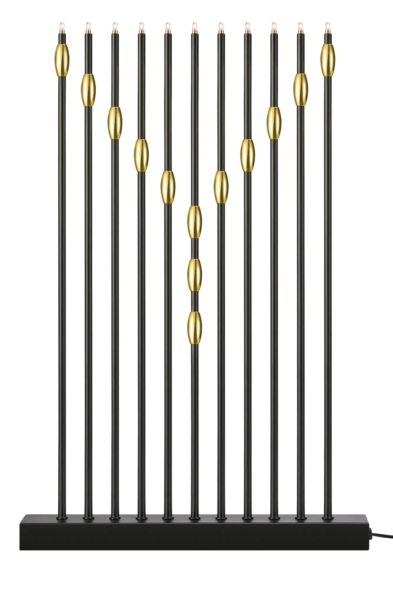 Necklace svart adventsljusstake 705285 | Necklace black advent candle holder 705285 | Necklace schwarz Adventsleuchter 705285