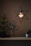 Contour svart julstjärna julbelysning | Contour black Christmas star light | Contour schwarz Weihnachtsstern Beleuchtung