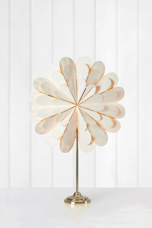 Marigold vit julstjärna julbelysning stilren belysning | Marigold white Christmas star light minimalist lighting | Marigold